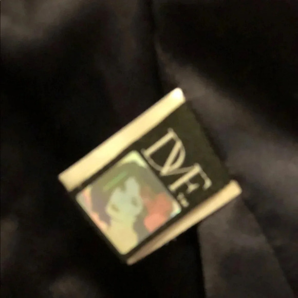 Diane von Furstenberg Wool Plum Blazer M - Picture 6 of 11